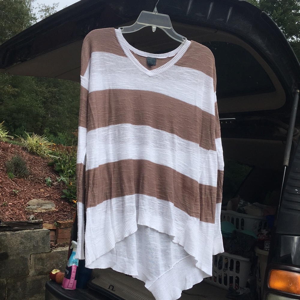 Anthro LEFT OF CENTER sweater M